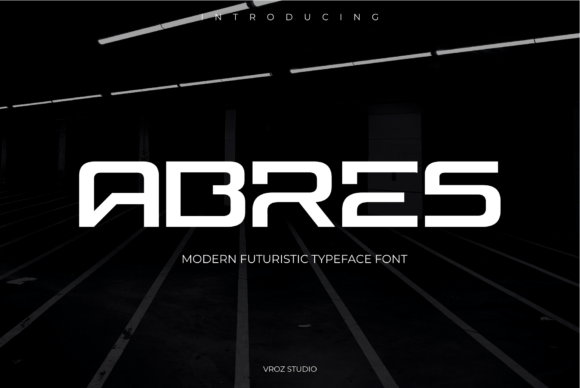 Abres: The Futuristic Sans Serif Font for High-Impact Campaigns