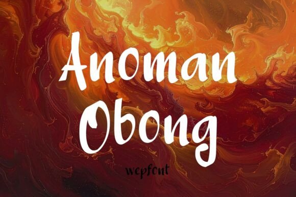 Anoman Obong: The Script Handwritten Font for Bold Brand Identity