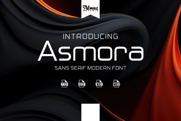 Asmora: A Modern Sans Serif Typeface for Elegant Branding