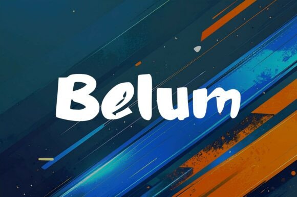 Belum: A Bold Script Handwritten Font for Modern Branding