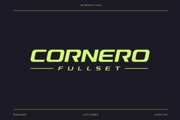 Cornero: The Modern Display Typeface for High-Impact Campaigns