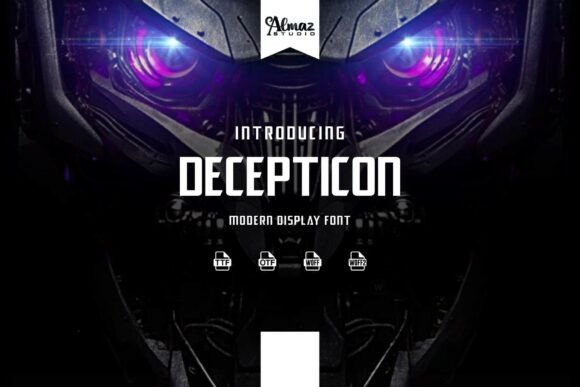 Decepticon: The Bold Display Font for High-Impact Campaigns