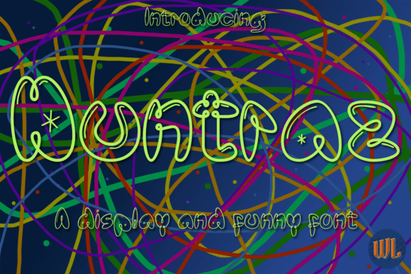 Duntraz: A Playful Decorative Typeface for Editorial Design