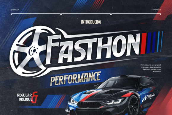 Fasthon: A Bold Serif Font for High-Performance Craft Projects