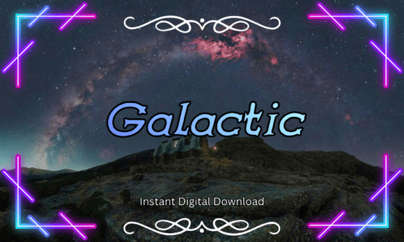 Galactic Font Review for Cosmic Branding and Design