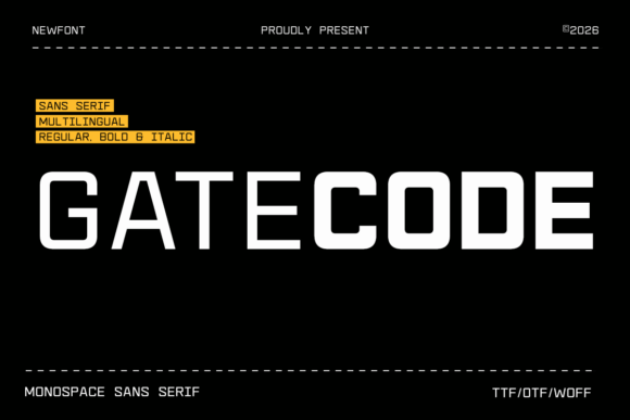 Gatecode: The Modern Sans Serif Font for Digital Campaigns
