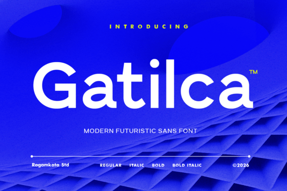 Gatilca: A Modern Sans Serif Typeface for Editorial Design