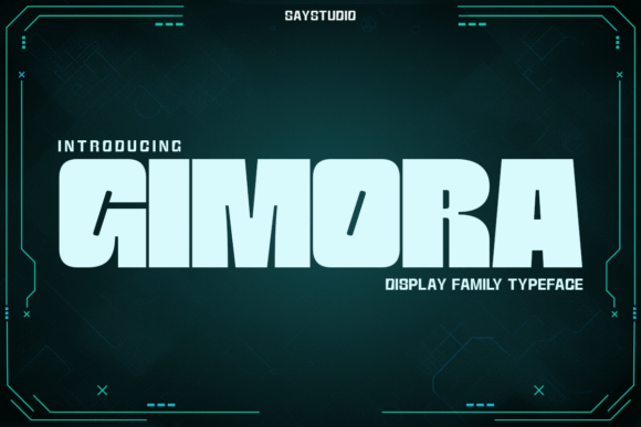 Gimora Typeface: Bold Futuristic Fonts for Makers