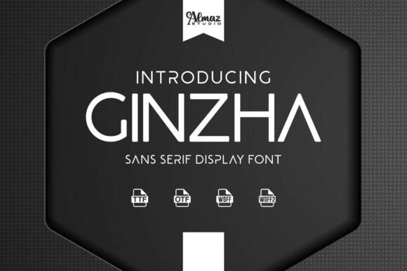 Ginzha Modern Sans Serif Display Font for Scroll-Stopping Visuals