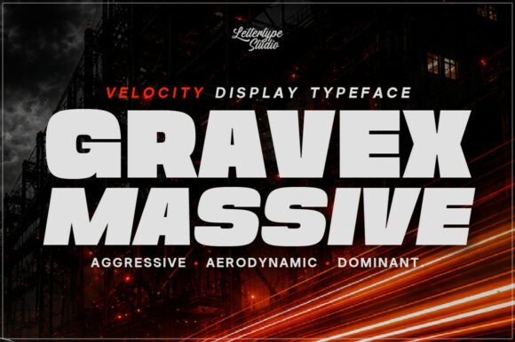 Gravex Massive: The Bold Typeface for High-Impact Web Design