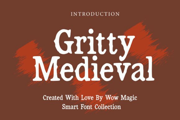 Gritty Medieval: The Ultimate Display Font for Crafters