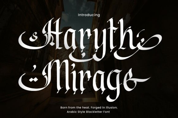 Haryth Mirage: A Premium Blackletter Typeface for Editorial Design