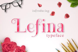 Lefina: The Modern Serif Font for Handmade Branding