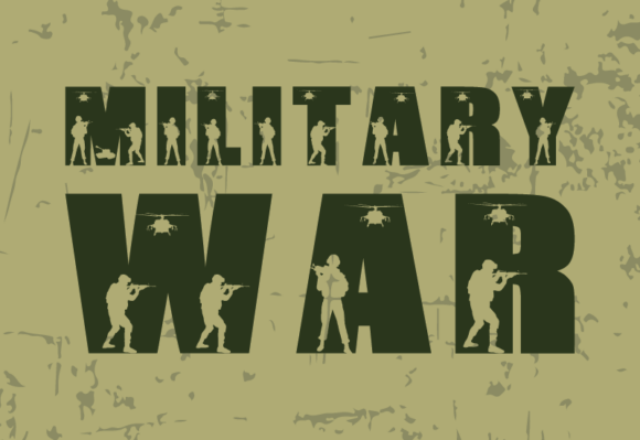 Military War Typeface for Bold Handmade Products
