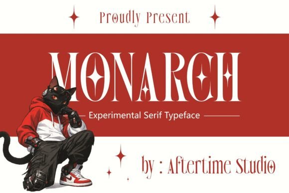 Monarch: The Bold Experimental Serif for Streetwear Campaigns