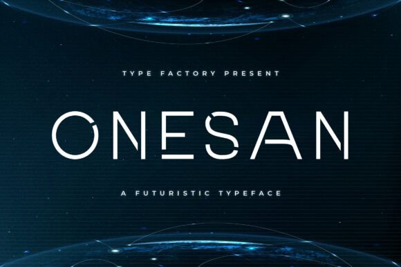 Onesan: The Futuristic Typeface for Modern Brand Identity