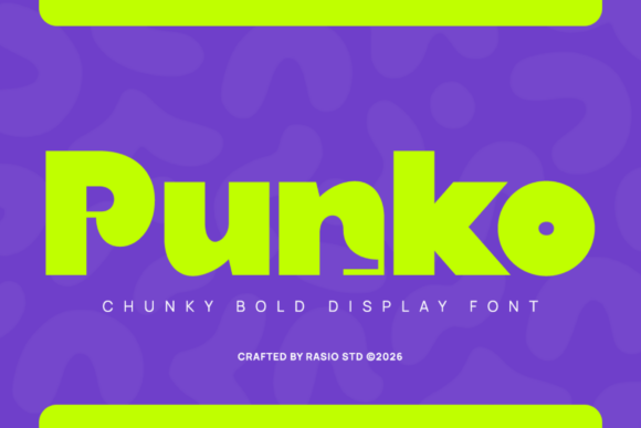 Punko: The Bold Display Font for High-Energy Campaigns