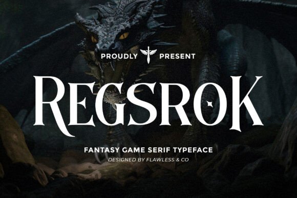 Regsrok: The Epic Serif Typeface for Fantasy Branding