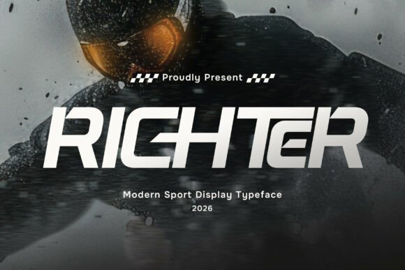 Richter: The High-Velocity Typeface for Bold Maker Brands