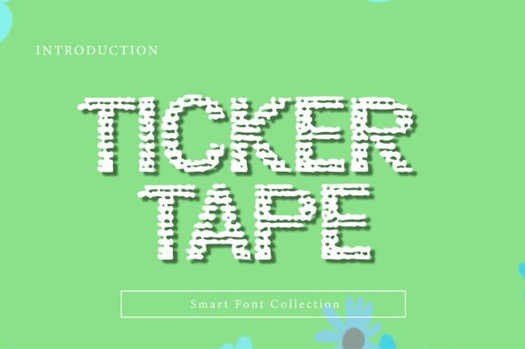 Ticker Tape: The Gritty Display Font for Authentic Handmade Brands